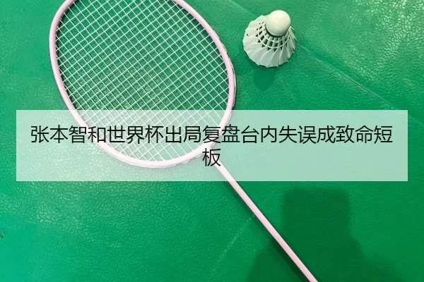 张本智和世界杯出局复盘台内失误成致命短板